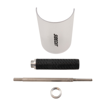 Roto Handle, Axle and Shield - 120mm with Quick Change System