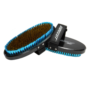 Brass Oval Brush - adjustable strap & storage bag